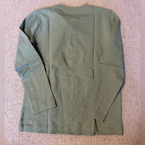 Bundle of Crewcuts Kids' Long Sleeve Tees - Green, Blue, and White (Size 4-5) - Picture 6 of 8